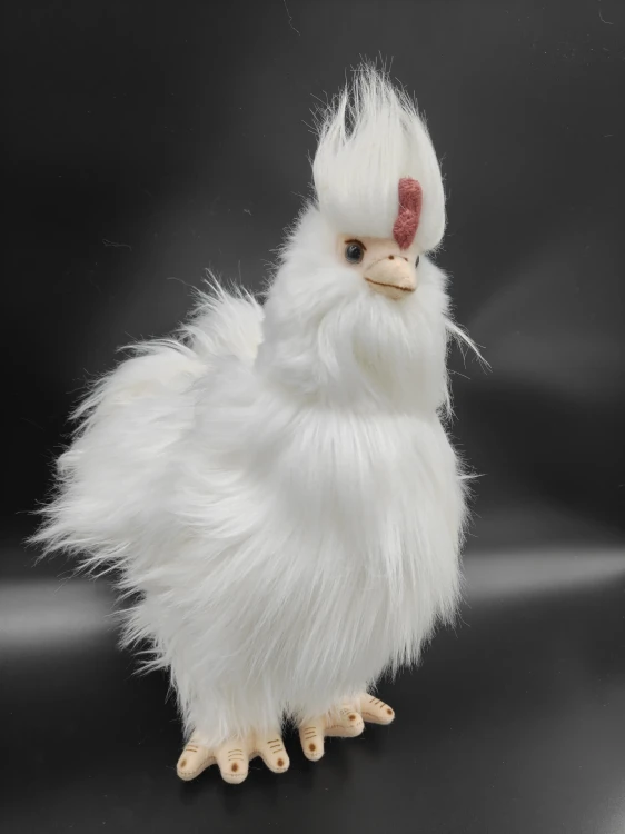 Maskotka Kura Biała 34cm Beppe