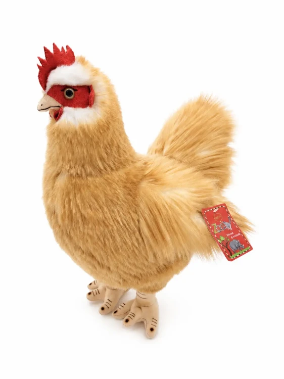 Maskotka Kura Brązowa 34cm Beppe